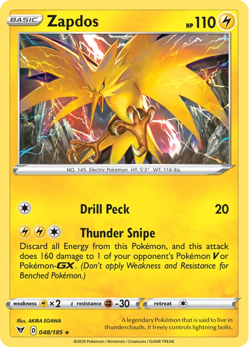 Zapdos - Reverse Holo
