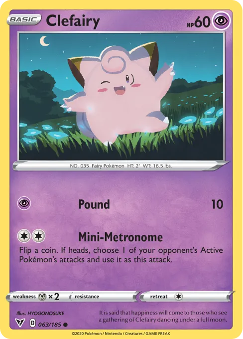 Clefairy - Reverse Holo