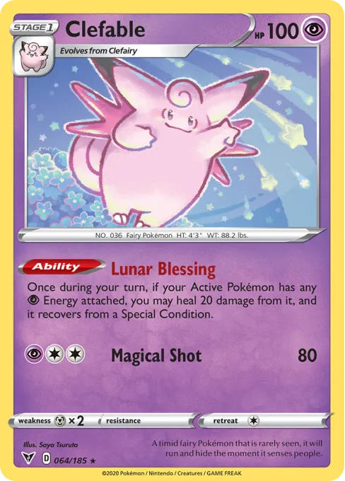 Clefable - Reverse Holo
