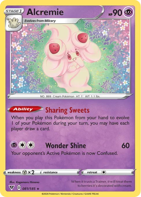 Alcremie - Reverse Holo