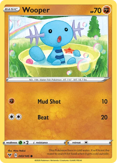 Wooper - Reverse Holo