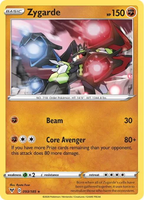 Zygarde - Reverse Holo
