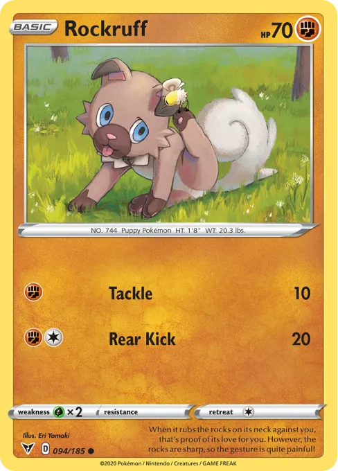 Rockruff - Reverse Holo