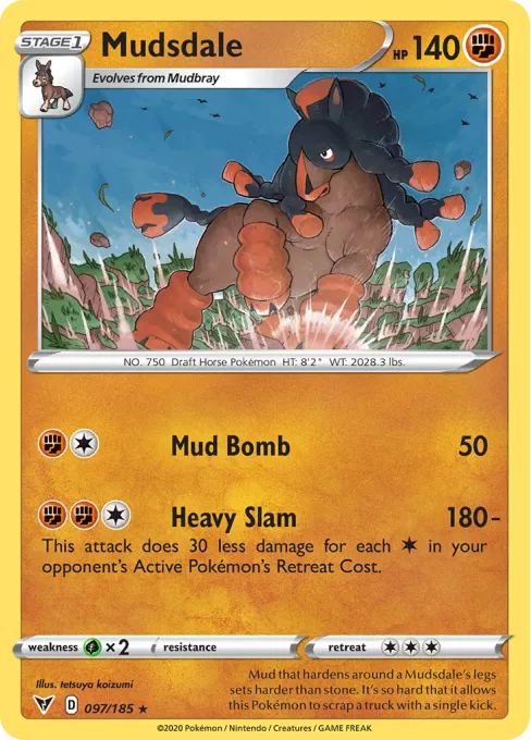 Mudsdale - Reverse Holo