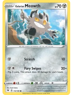 Galarian Meowth - Reverse Holo