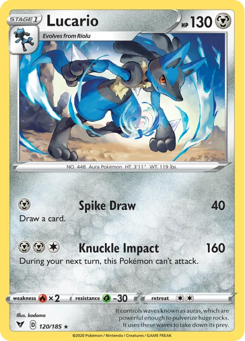 Lucario - Reverse Holo