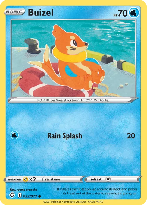 Buizel - Reverse Holo