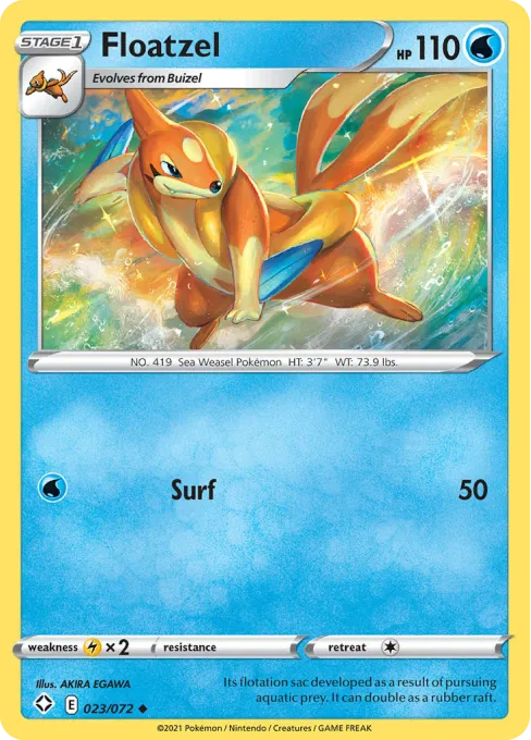 Floatzel - Reverse Holo
