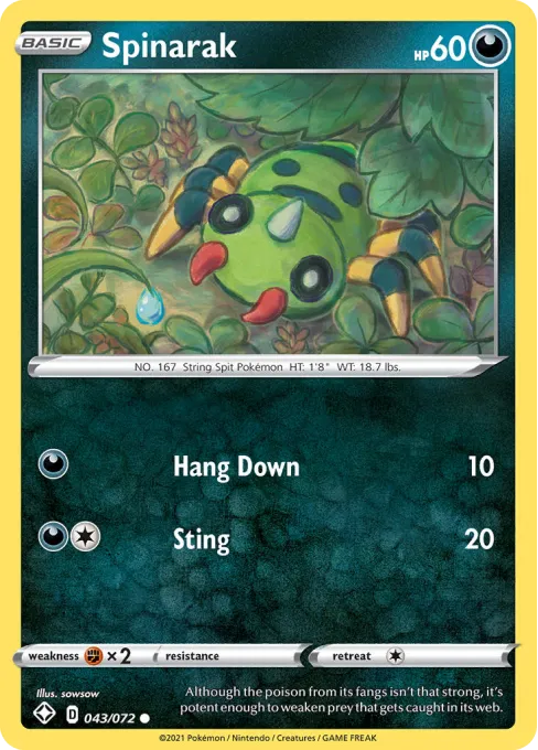 Spinarak - Reverse Holo