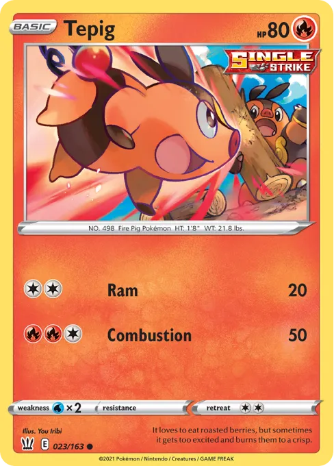 Tepig - Reverse Holo