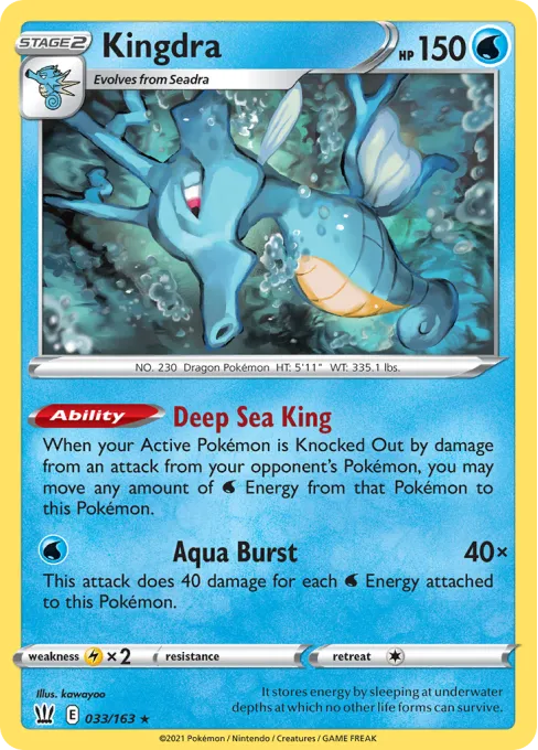 Kingdra - Reverse Holo