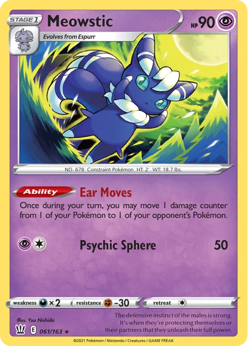 Meowstic - Reverse Holo