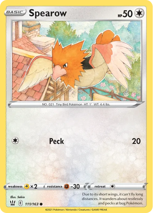 Spearow - Reverse Holo