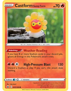 Castform Sunny Form - Reverse Holo