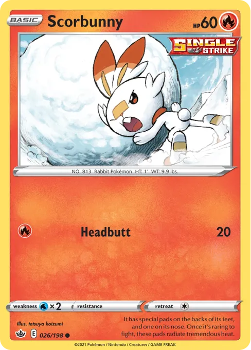 Scorbunny - Reverse Holo