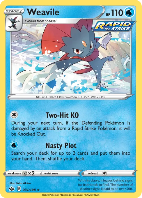 Weavile - Reverse Holo
