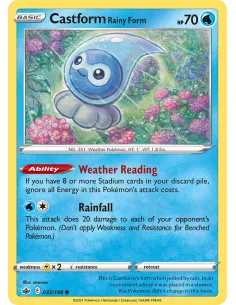 Castform Rainy Form - Reverse Holo