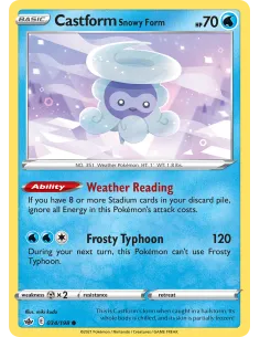 Castform Snowy Form - Reverse Holo