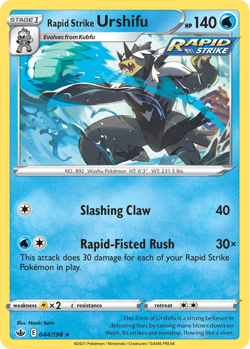 Rapid Strike Urshifu - Reverse Holo