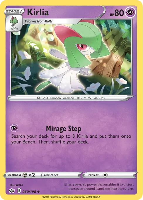 Kirlia - Reverse Holo