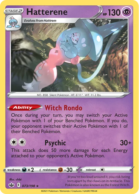 Hatterene - Reverse Holo