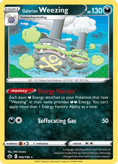 Galarian Weezing - Reverse Holo