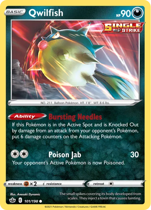 Qwilfish - Reverse Holo