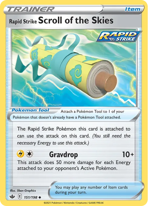 Rapid Strike Scroll of the Skies - Reverse Holo