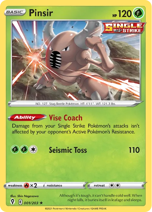 Pinsir - Reverse Holo