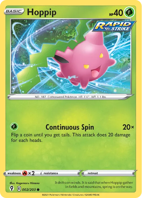 Hoppip - Reverse Holo