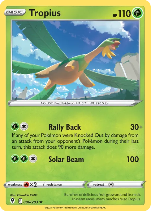 Tropius - Reverse Holo