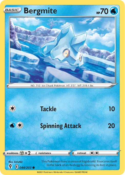 Bergmite - Reverse Holo