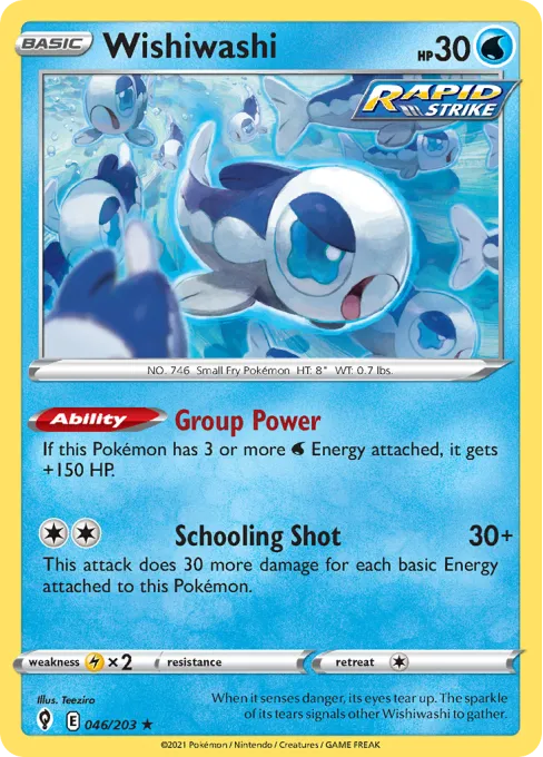 Wishiwashi - Reverse Holo