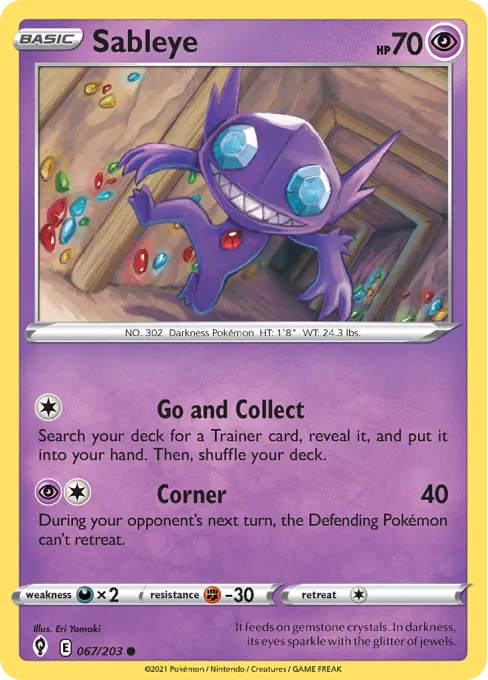 Sableye - Reverse Holo