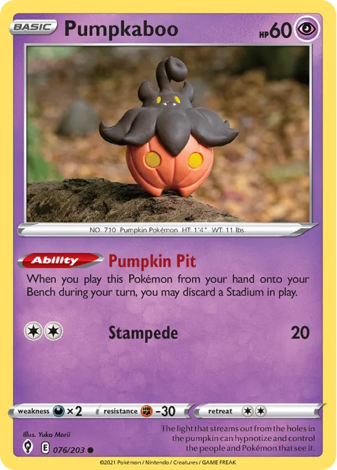 Pumpkaboo - Reverse Holo