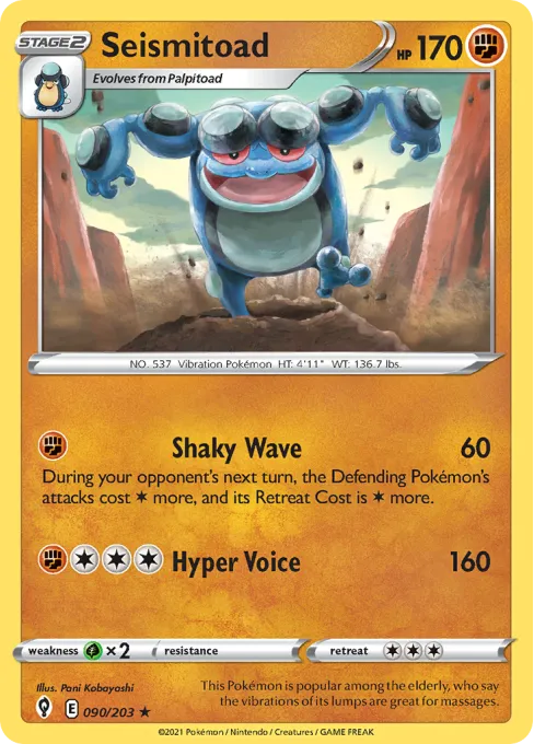 Seismitoad - Reverse Holo