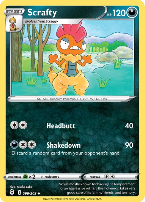 Scrafty - Reverse Holo