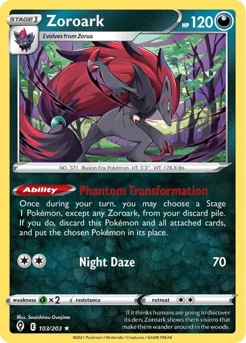 Zoroark - Reverse Holo