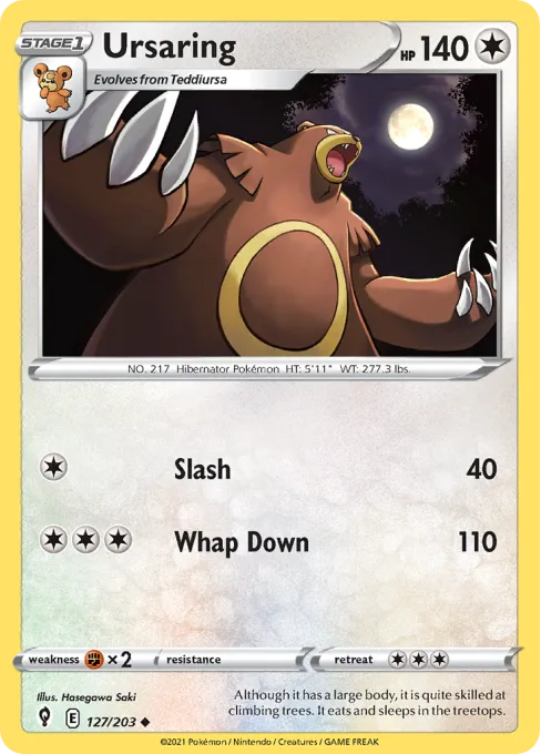 Ursaring - Reverse Holo