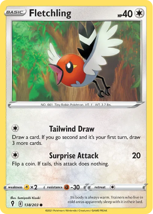Fletchling - Reverse Holo