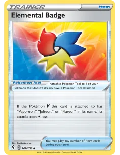 Elemental Badge - Reverse Holo