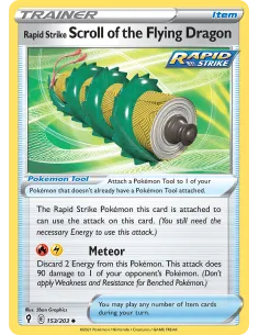 Rapid Strike Scroll of the Flying Dragon - Reverse Holo