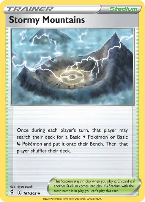 Stormy Mountains - Reverse Holo