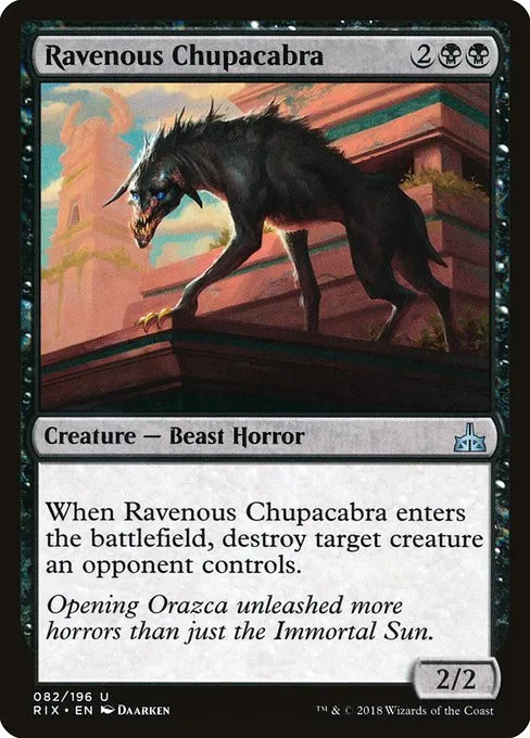 Ravenous Chupacabra - Foil