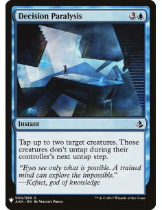 Decision Paralysis