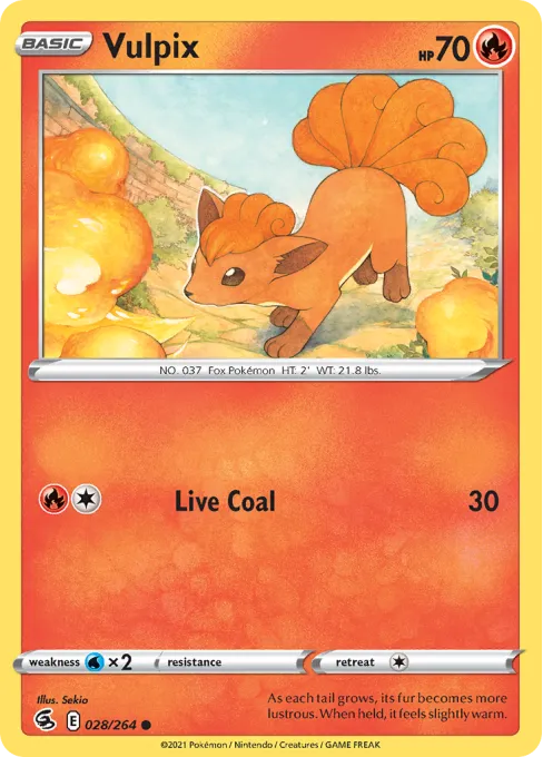 Vulpix - Reverse Holo