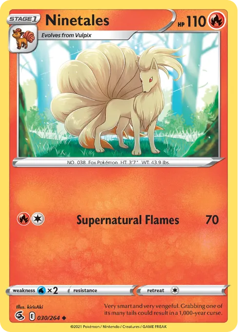 Ninetales - Reverse Holo