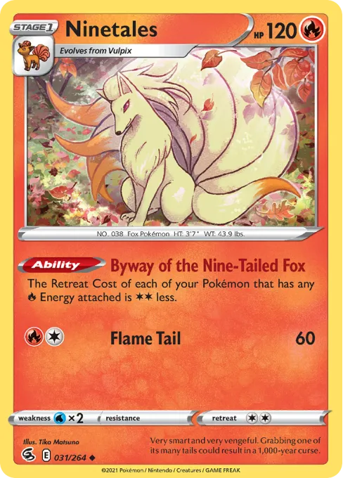 Ninetales - Reverse Holo