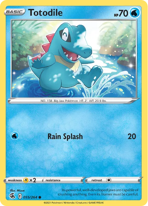 Totodile - Reverse Holo