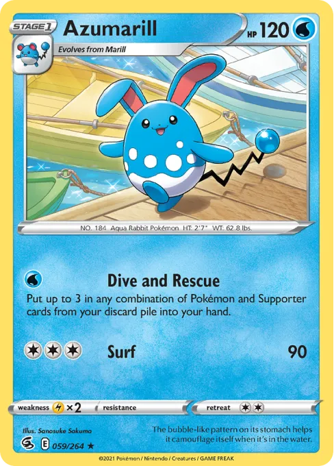 Azumarill - Reverse Holo